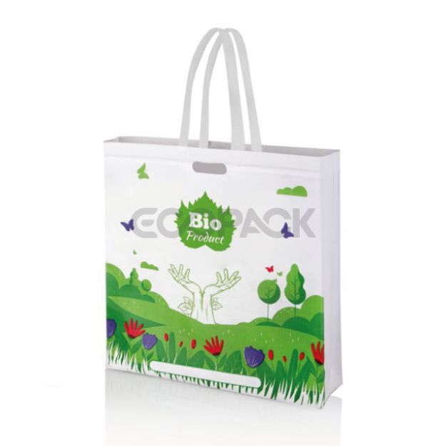 Picture of 3D Gusseted Printed Eco-Friendly Nonwoven Bag