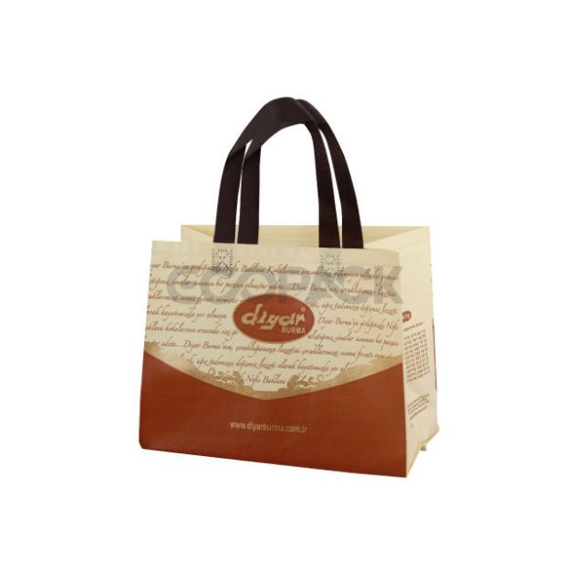 Picture of Interlining Cloth Bag with 3D Bellows Handle
