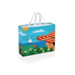 Picture of Summer Sun Lamination 3D Gusseted Non Woven Bag