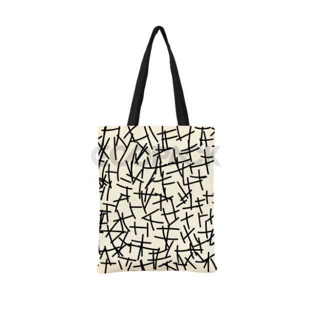 Picture of Scratch Printed Raw Cloth Bag
