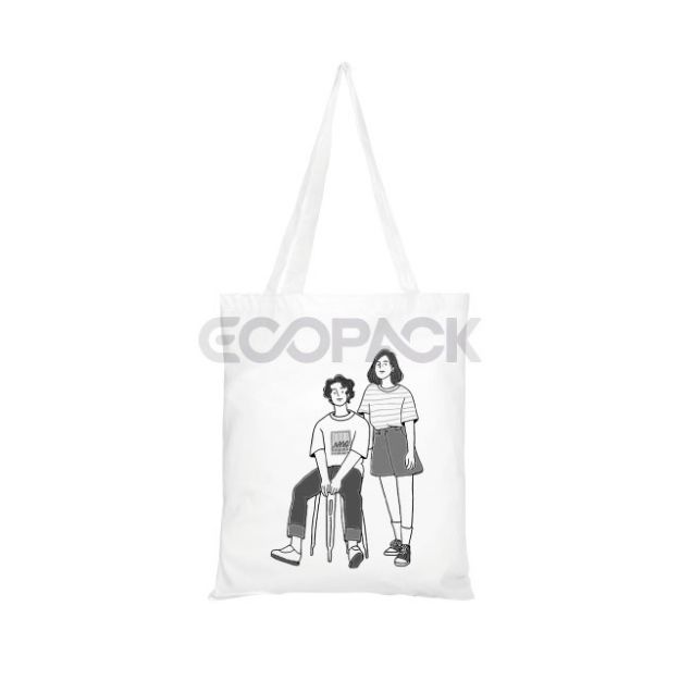 Picture of Human Printed Raw Cloth Bag