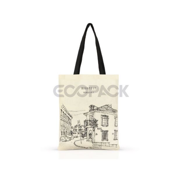 Picture of Home Printed Raw Cloth Bag