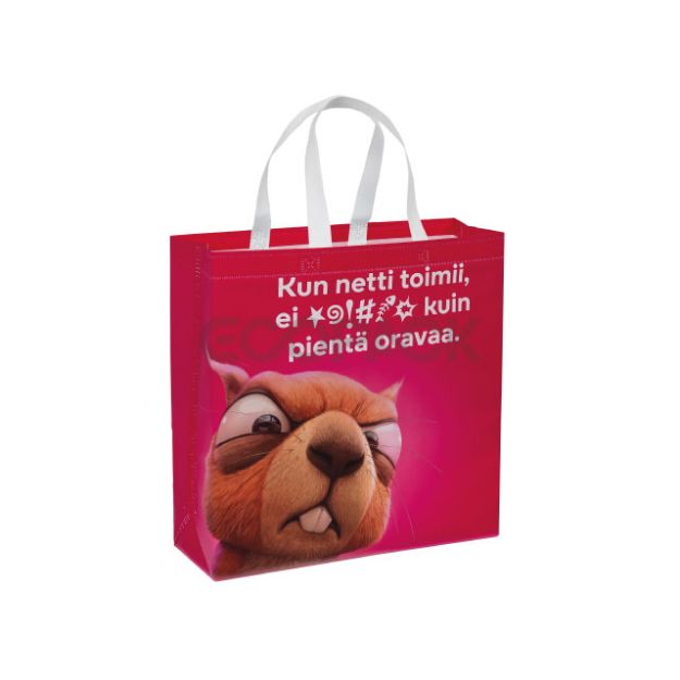 Picture of Laminated Squirrel Printed Nonwoven Bag