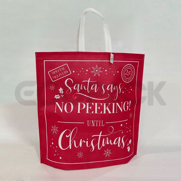 Kırmızı Christmas Çanta resmi