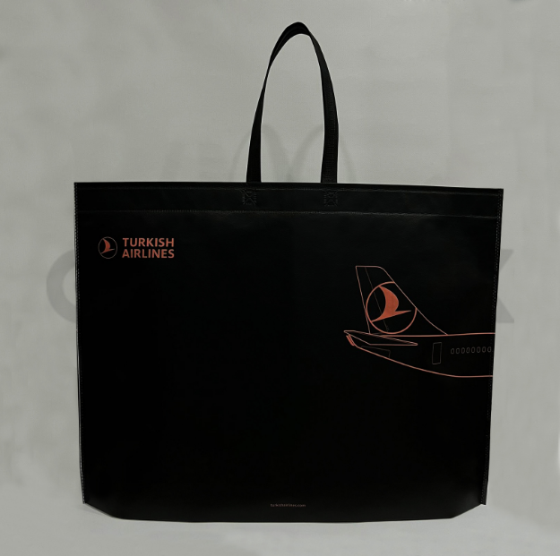 Siyah Laminasyonlu Logo Baskılı Çanta resmi