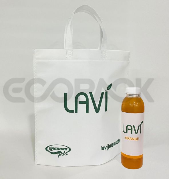 Nonwoven Kulplu Torba resmi