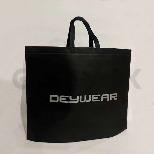 Picture of Black Printed Nonwoven Bag