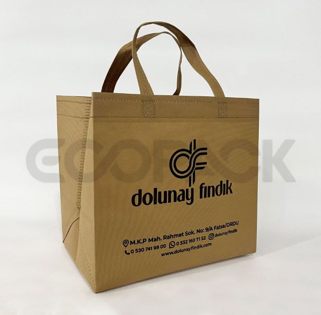 Körüklü Nonwoven Çanta resmi