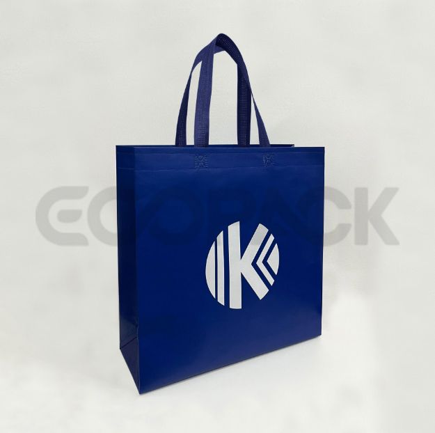 Picture of Navy Blue Laminated Bag