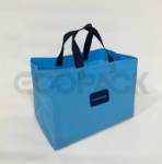 Picture of Gusseted Blue Nonwoven Bag