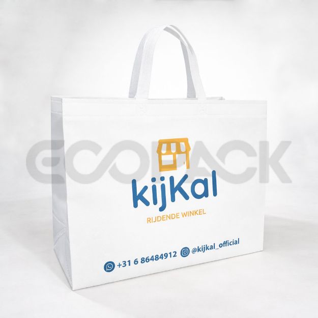 Picture of Three-Sided Gusseted Promotional Bag