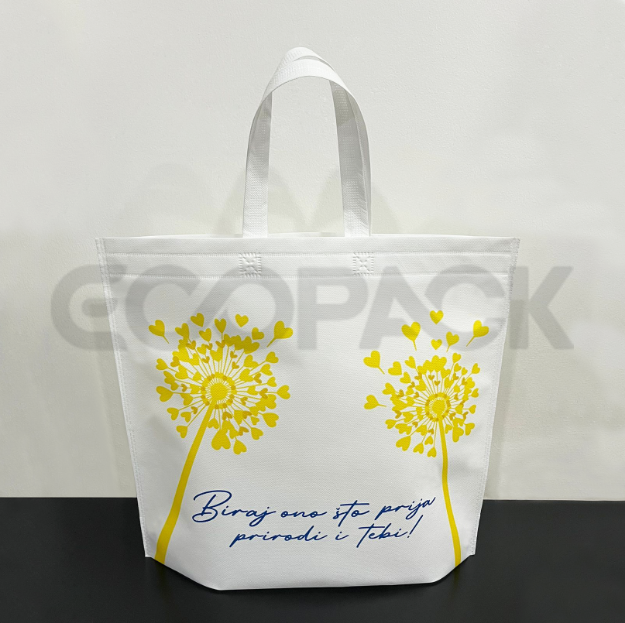 Picture of Bag with Handles and Bottom Gusset